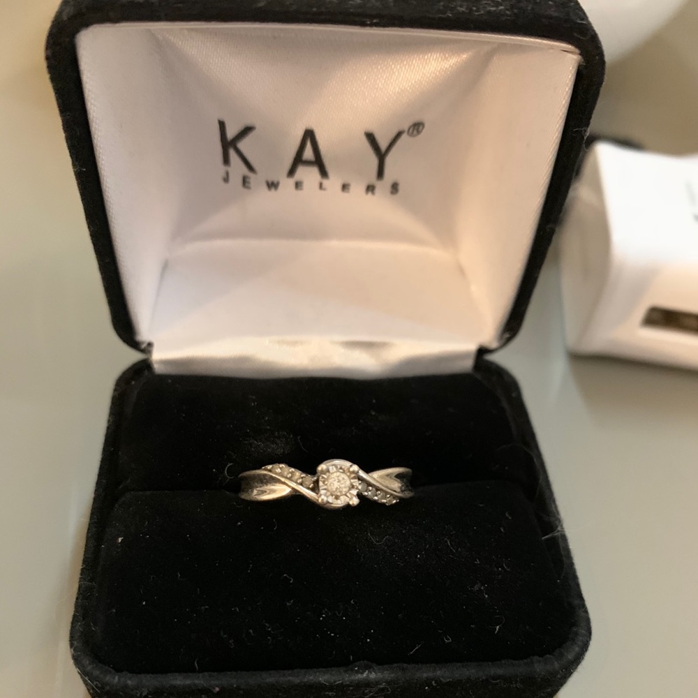Diamond promise ring from Kay jewelers